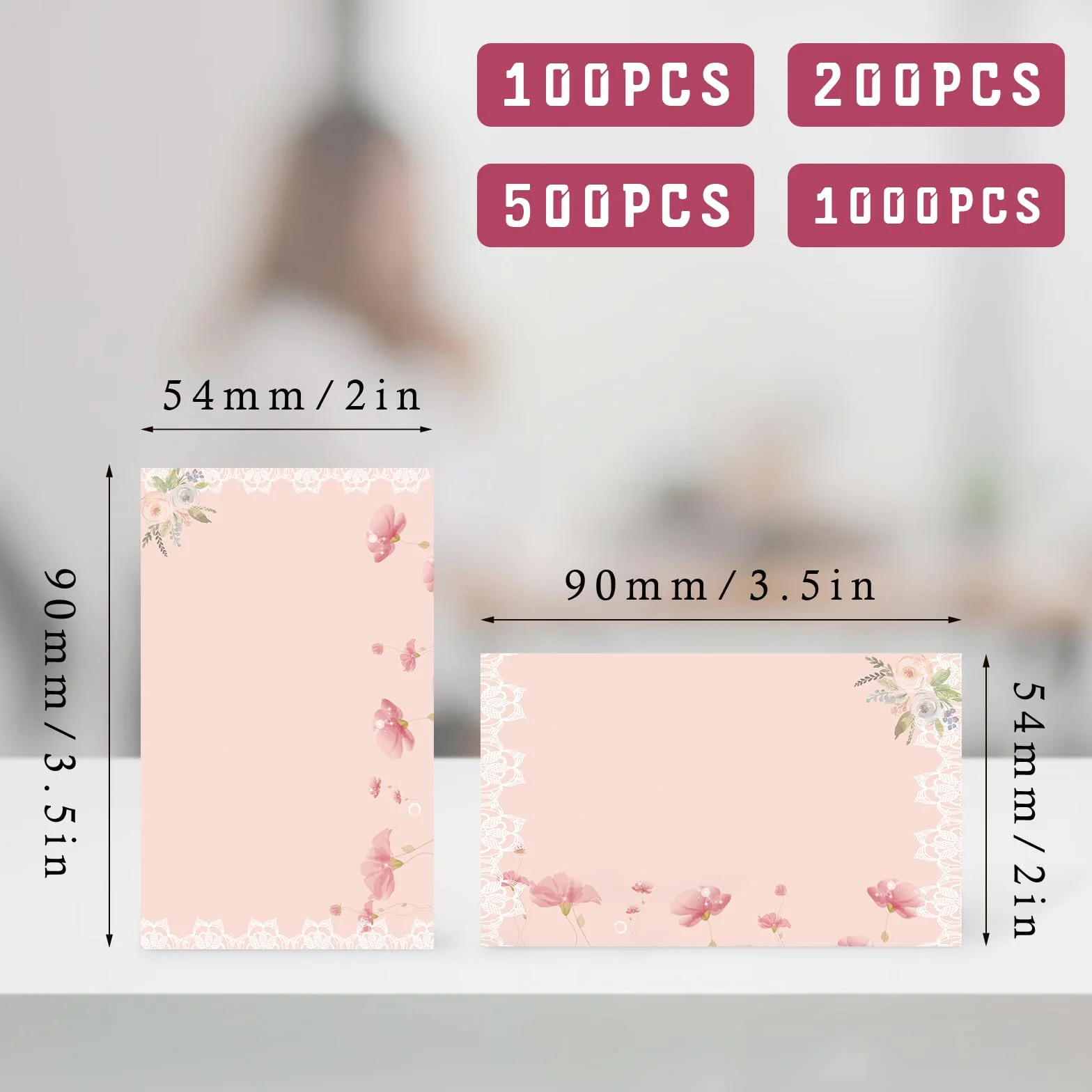 Cartes de visite personnalisées avec logo et photo, double face imprimable imperméable 1000 pièces