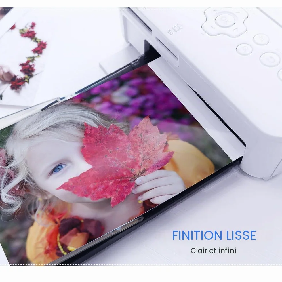 Canon Selphy CP1500 Papier Photo KP-108IN 3115B001(AA) Cartouche et Papier Compatible CP1300 CP1200 CP910 108 Papiers 100x148mm