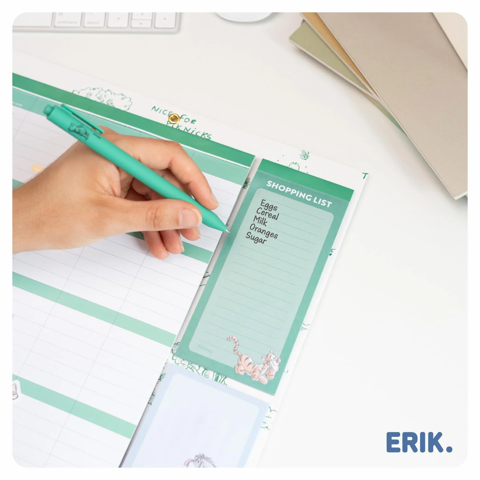Grupo Erik Calendrier Magnétique Frigo Disney Winnie L'Ourson Septembre 2025 Décembre 2026 Planificateur Mensuel 16 mois Familial