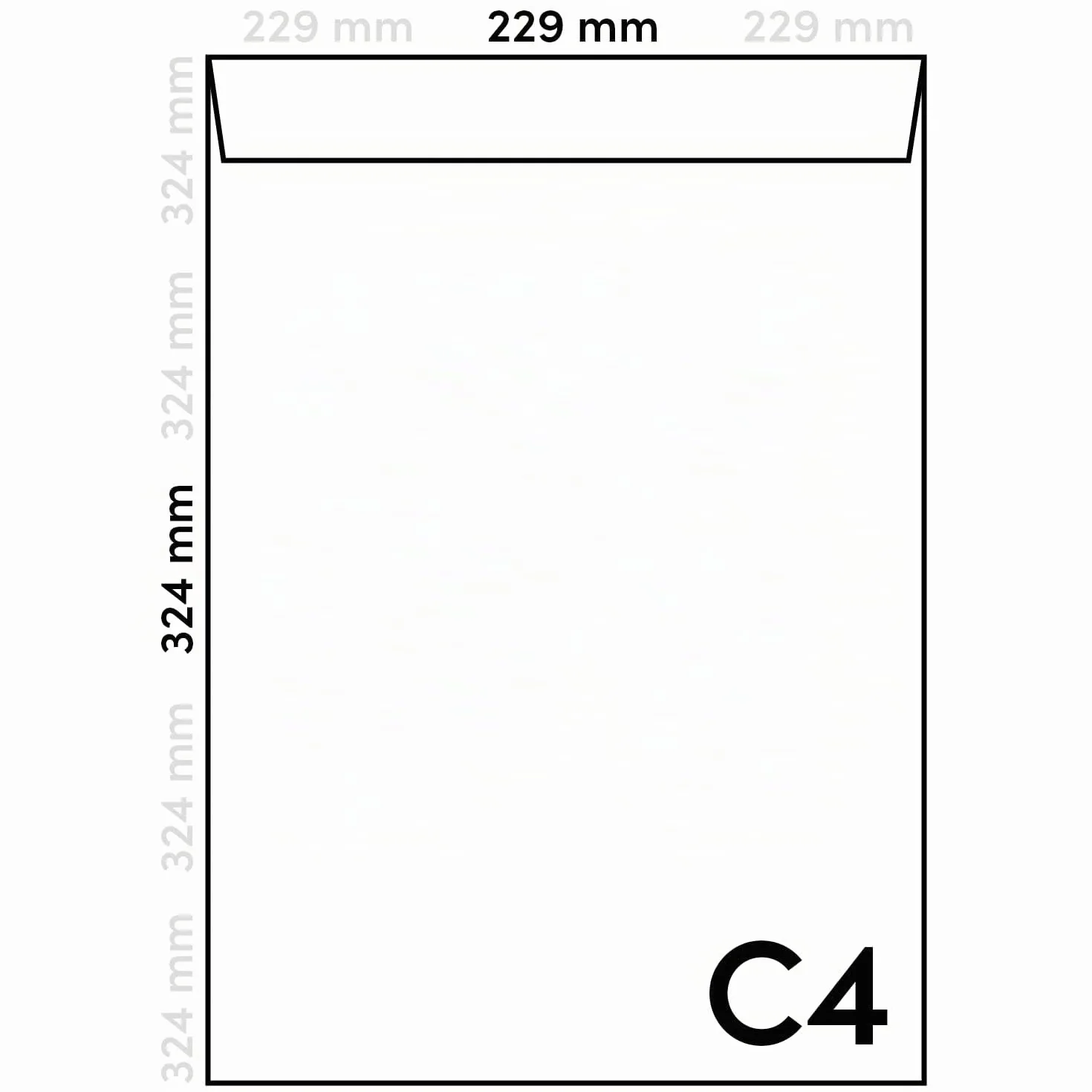 Enveloppes d'expédition Netuno 50 C4 229 x 324 mm 90g marron sans fenêtre