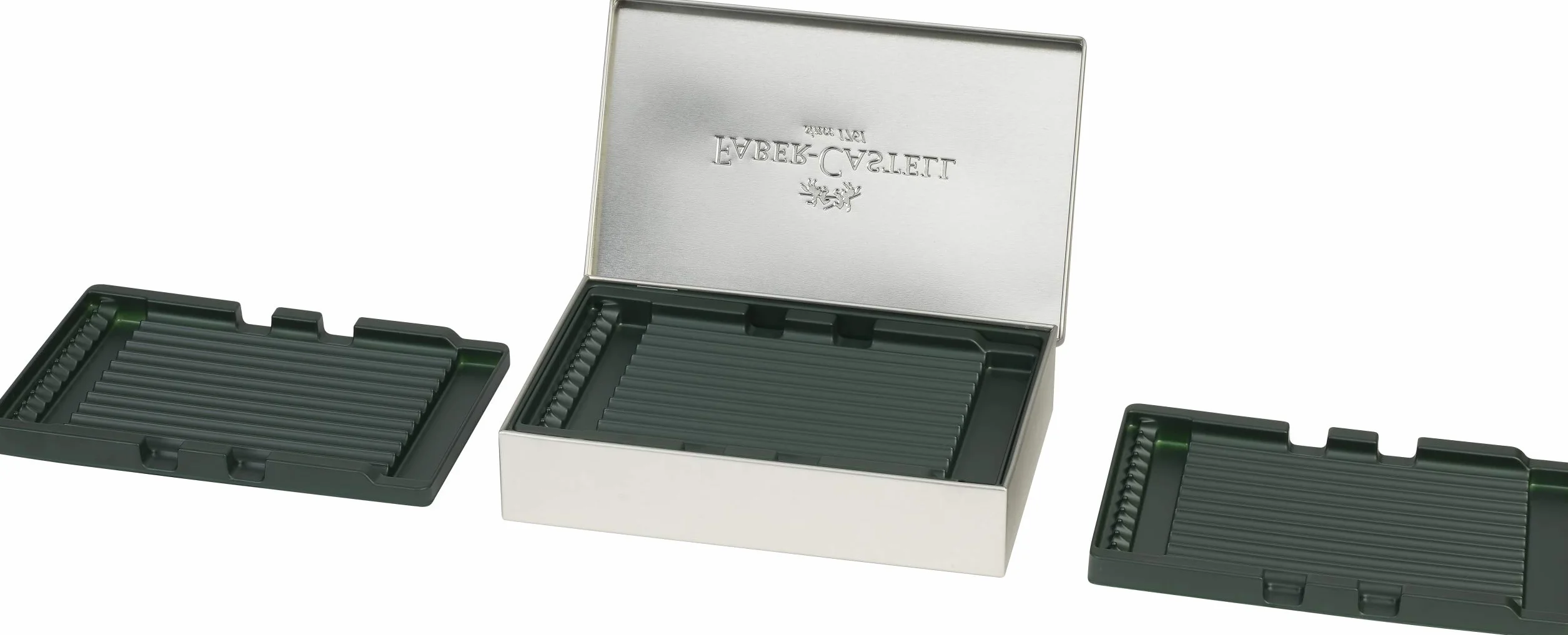 Faber-Castell Trousse en métal vide pour 36 crayons art & graphic