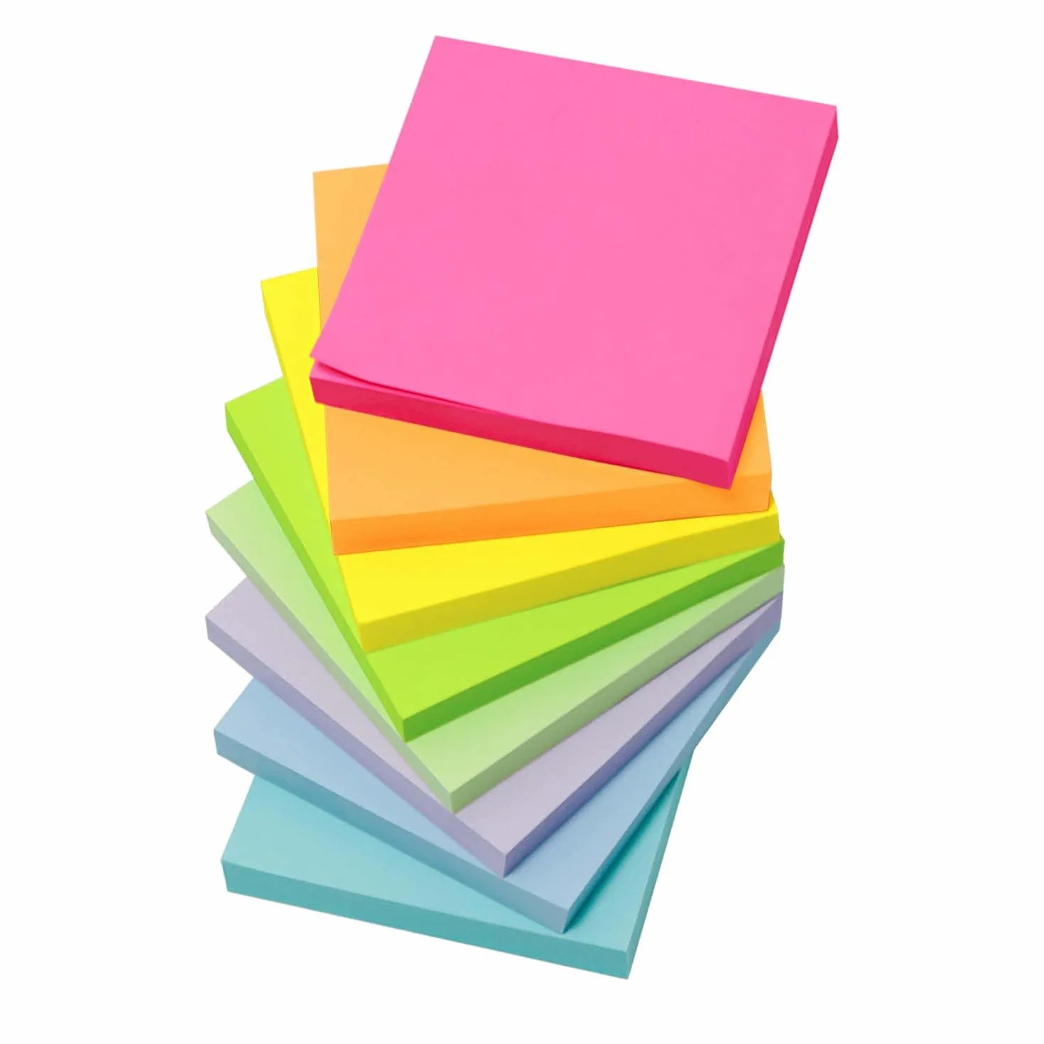 AiTodos Sticky Notes 800pcs 8 Couleurs Marquer Pages Surligner