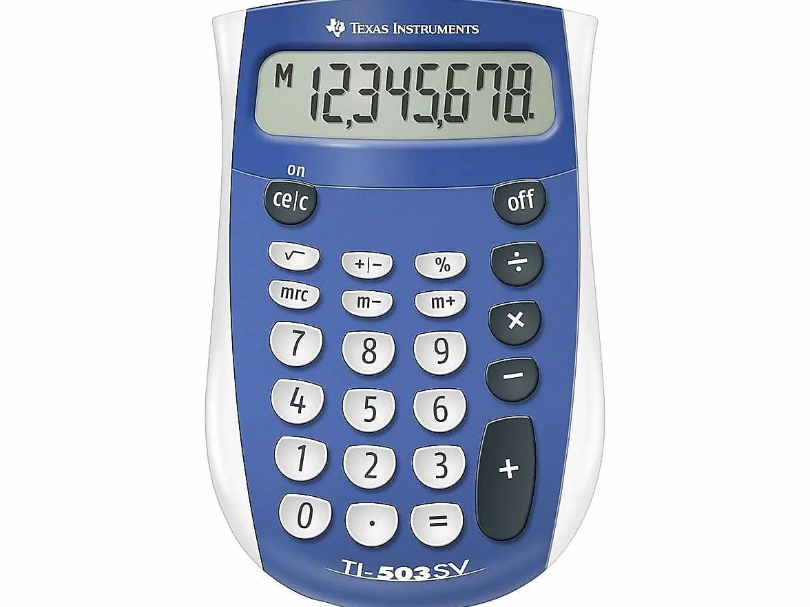 Texas Instruments TI 503SV Calculatrice 8 chiffres