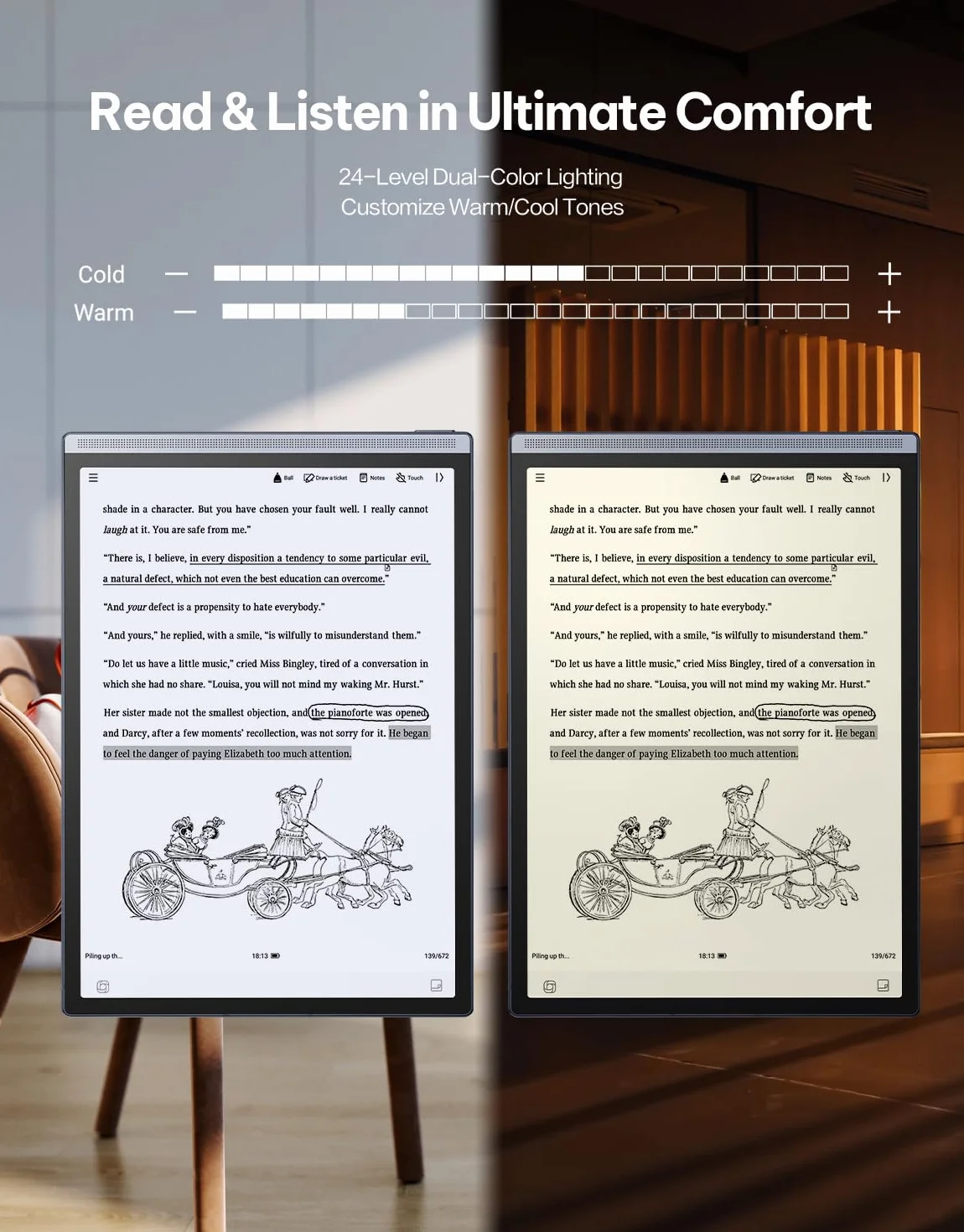iFLYTEK AINOTE Air 2 Bundle Étui Folio Noir 8,2" Tablette Prise de Notes avec Stylo Transcription Vocale Texte