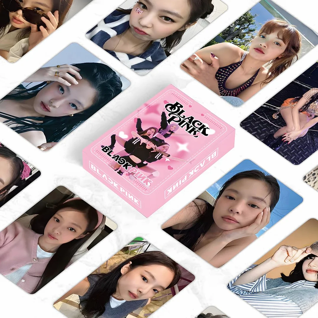 55 Pièces Cartes Kpop Blackpink Born Pink Lomo Photocards