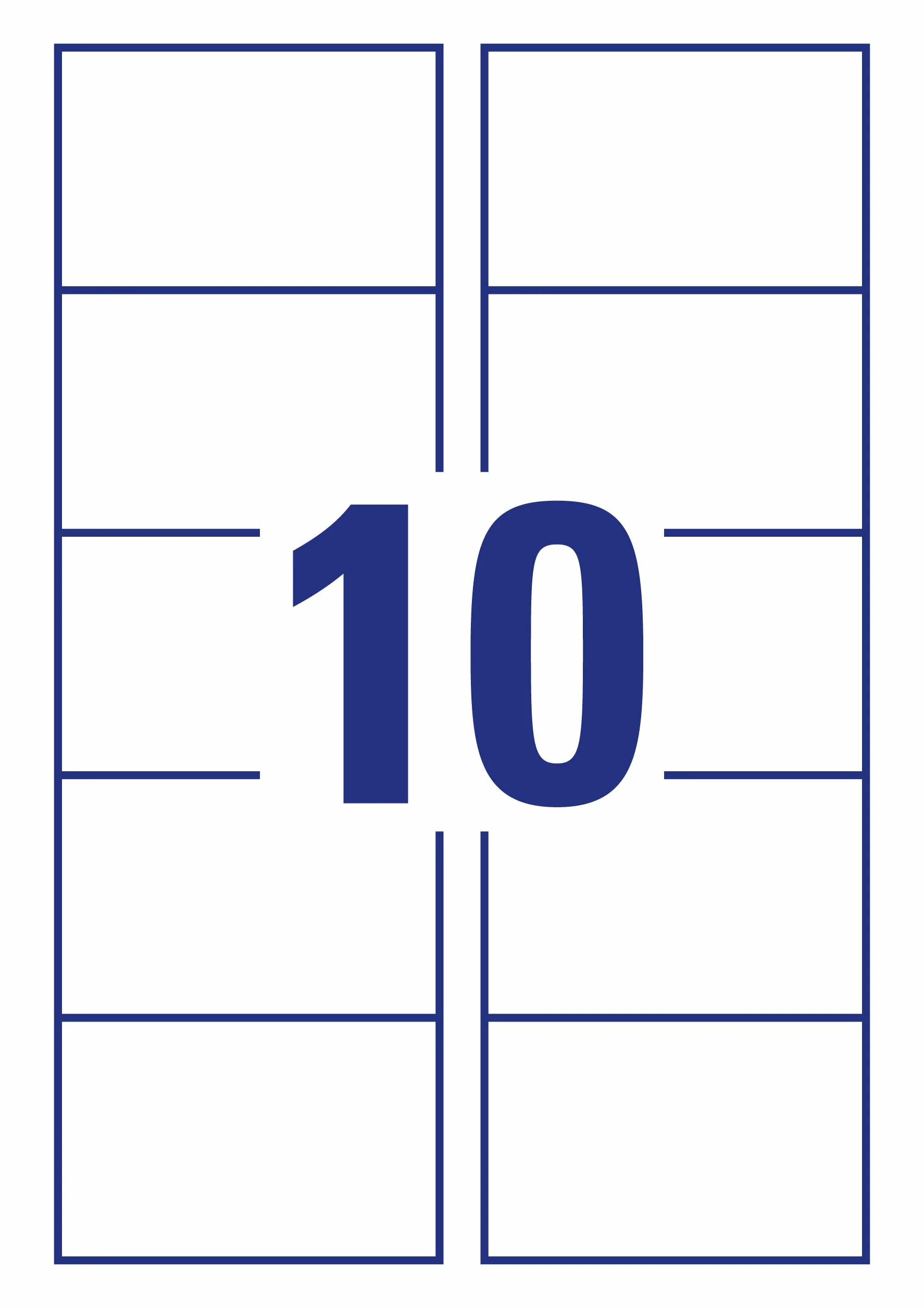 Avery C32010-25 Lot de 250 cartes de visite classiques 85 x 54 mm recto-verso Mat 25 feuilles