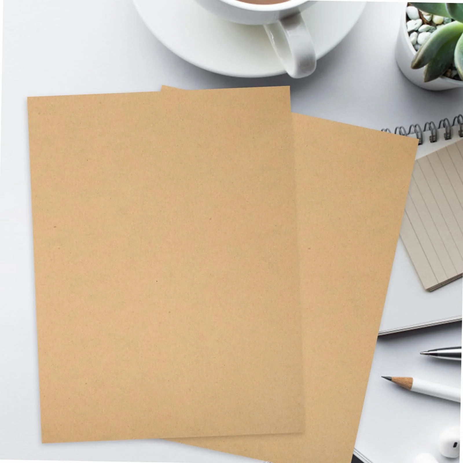 Feuilles Décriture pour Aveugles 15 Pièces Papier Cartonné 30 cm Kaki