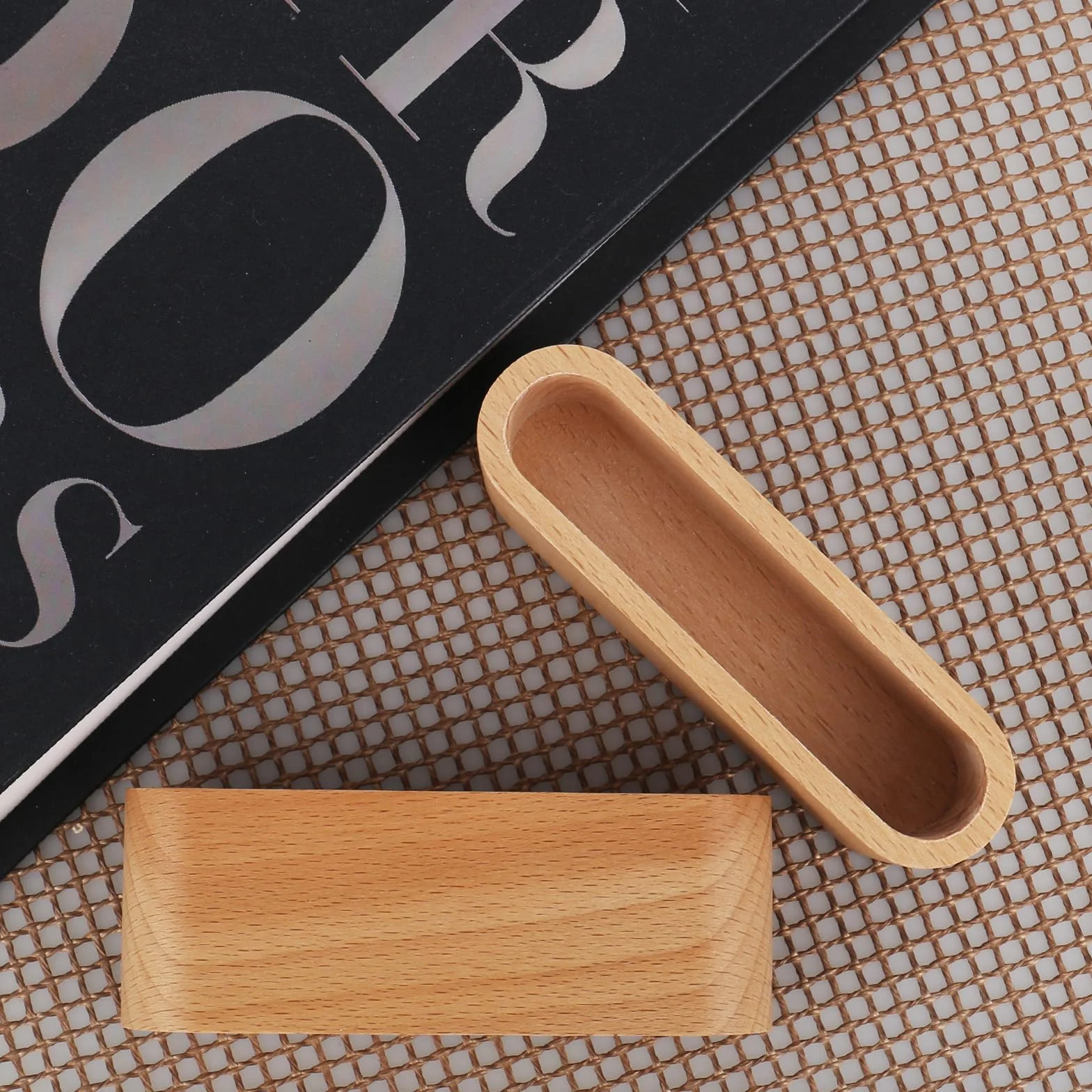 Porte-cartes de visite en bois créatif Lot de 3 - Stable
