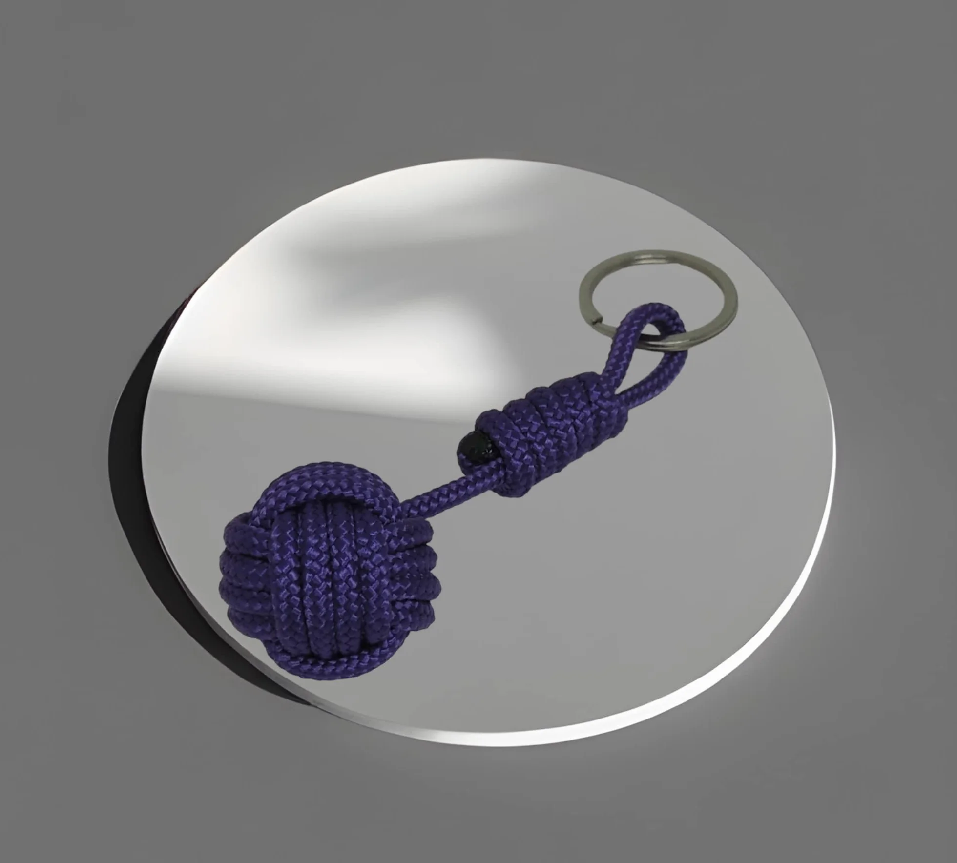 Porte-clés Pomme de Touline violet