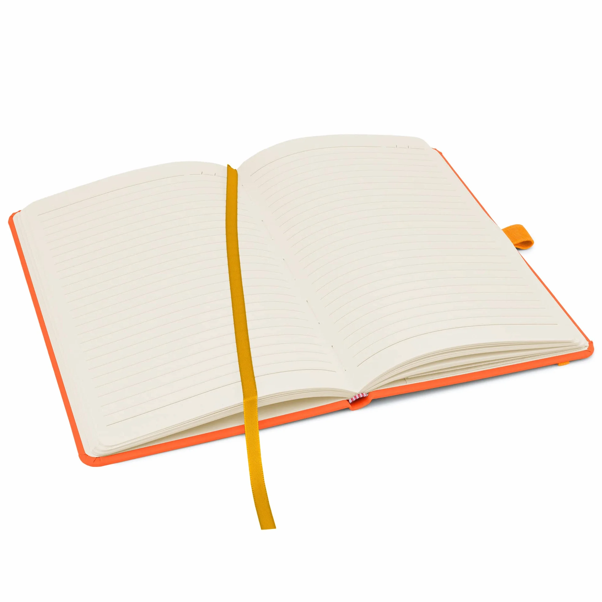 Notes London Eco A5 Carnet Ligné Couverture Rigide Orange Papier Durable