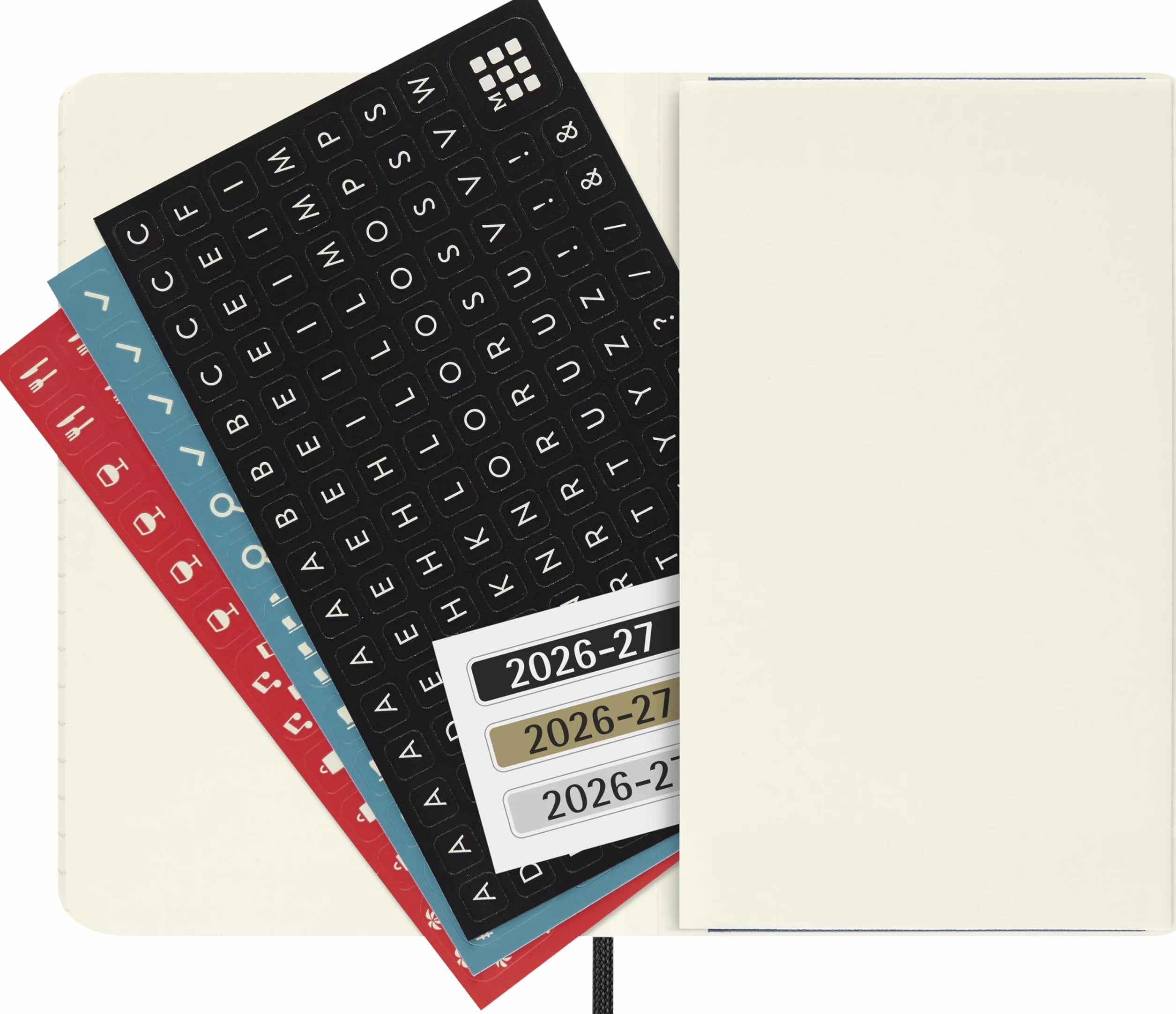 Moleskine Agenda Hebdomadaire 2026-2027 18 mois Pocket 9x14 cm Noir