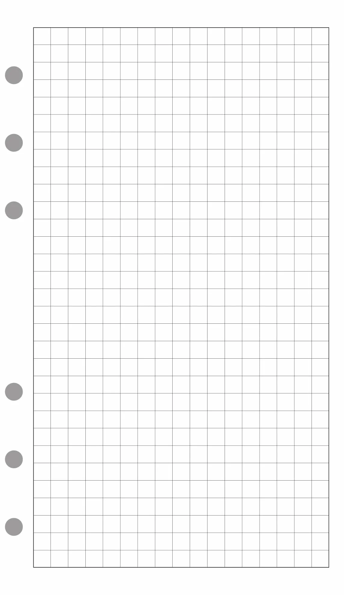 Exacompta Recharge Agenda Exatime 17 44 feuillets quadrillés 5x5