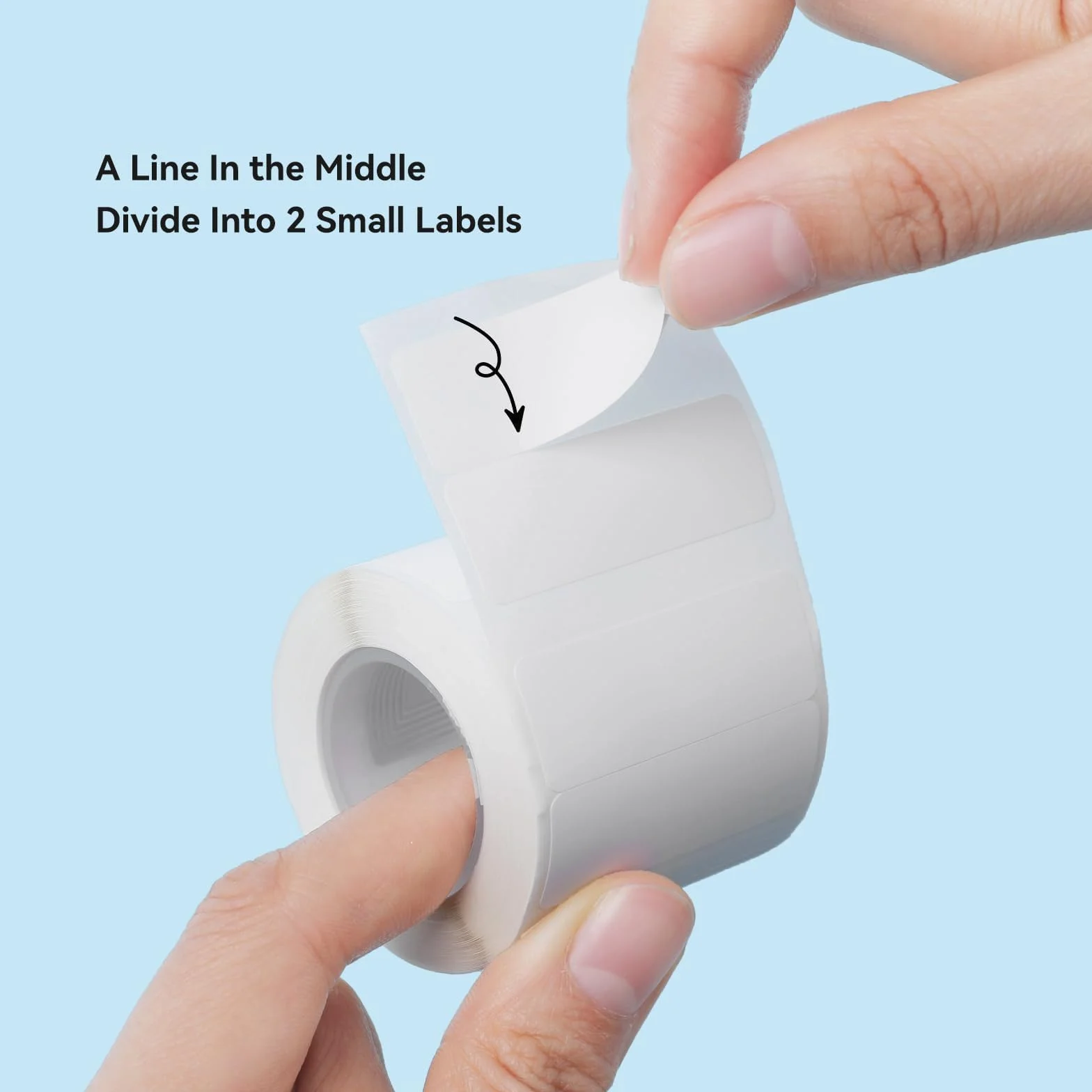 NIIMBOT Étiquettes autocollantes imperméables 40x15mm pour B1/B21/B3S Blanc