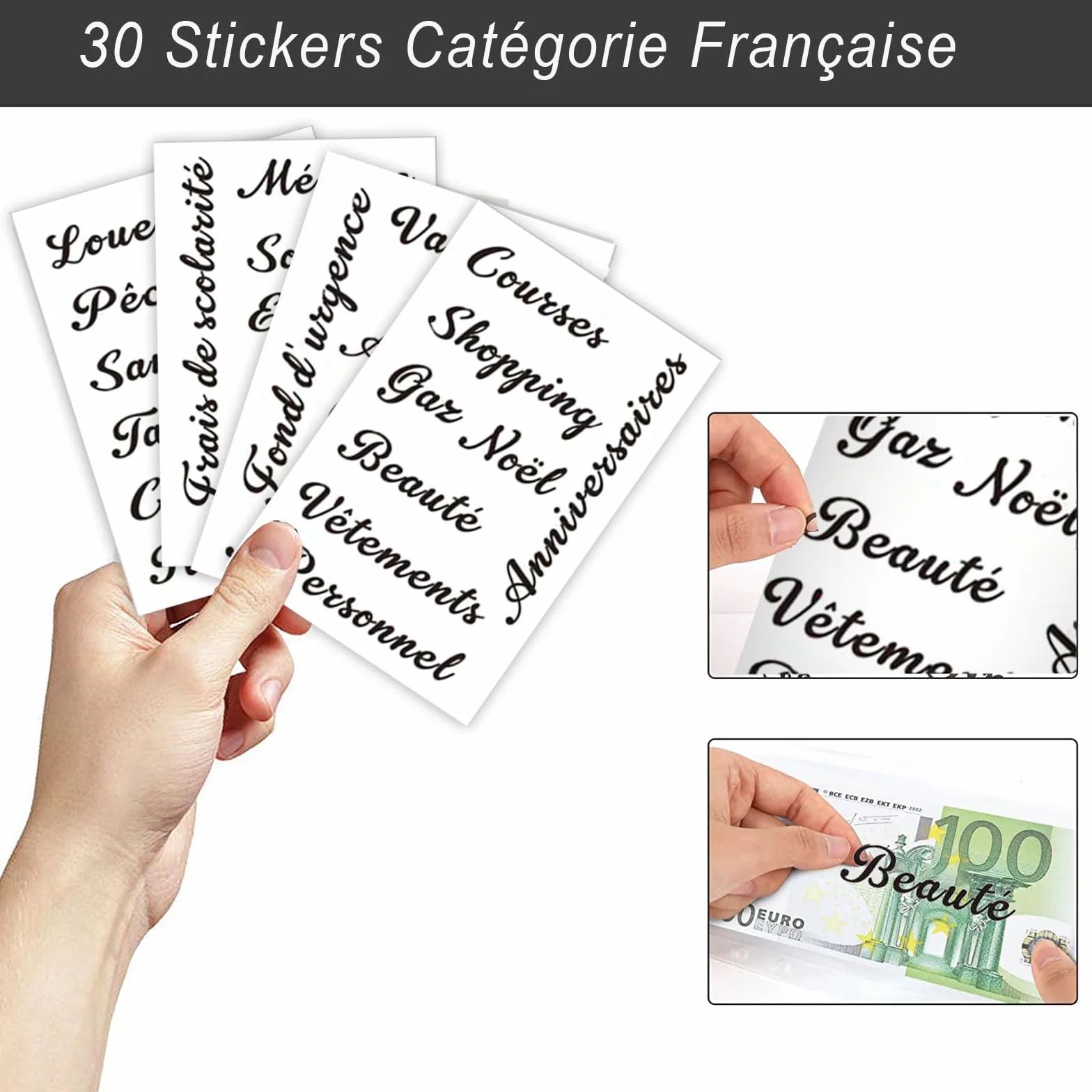 Classeur Budget A6 Francais Qupuce Budget Planner 8 Épargne Défis 10 Enveloppe Pochettes 12 Tracker 30 Catégories
