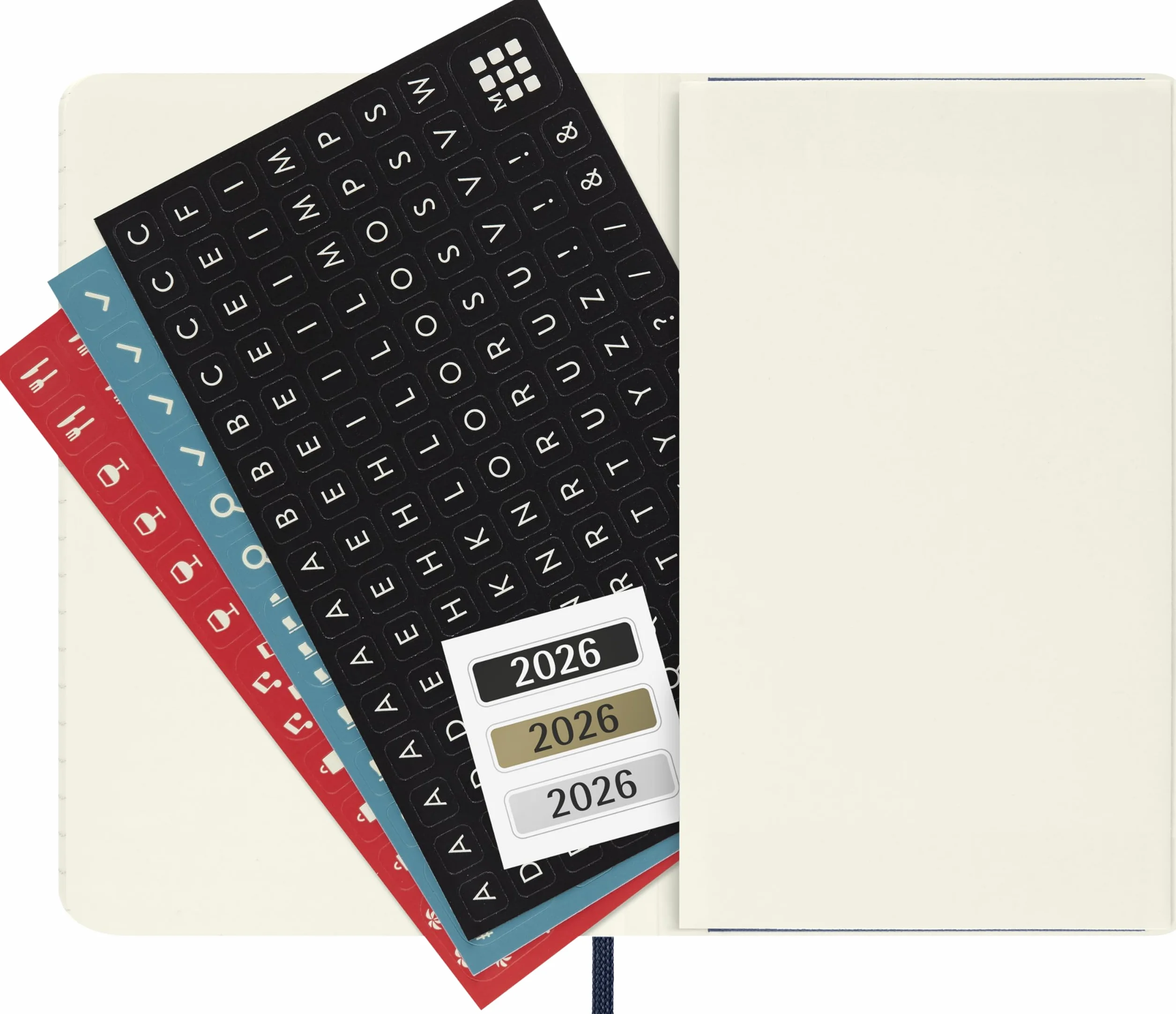 Moleskine Agenda Hebdomadaire 2026 12 Mois Couverture Souple Fermeture Élastique Format Pocket 9x14 Bleu